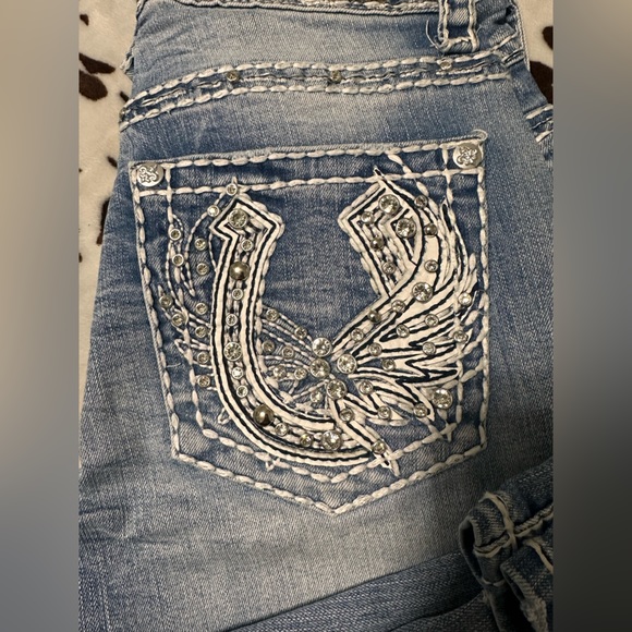 Light Wash ANSWER ME BOOTCUT JEANS - Picture 4 of 4